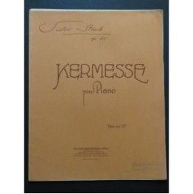 STAUB Victor Kermesse Piano 1912
