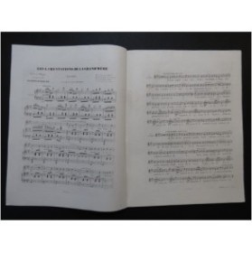 D'ALBANO Gaston Les Lamentations de la Grand-mère Chant Piano ca1850