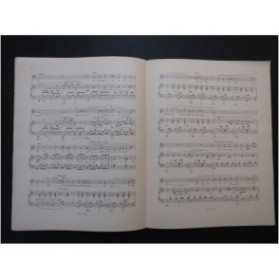 CHAVAGNAT Edouard Les Grands Yeux des tout Petits Chant Piano 1898