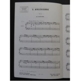BIZET Georges L'Arlesienne Opéra Chant Piano 1989