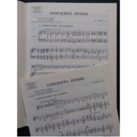 LALO Edouard Concerto Russe Violon Piano