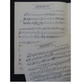 DEPELSENAIRE Jean-Marie Impromptu Trombone Piano
