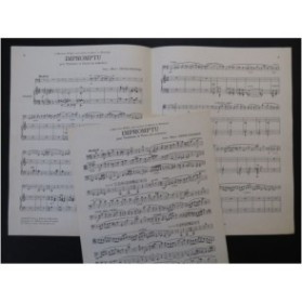 DEPELSENAIRE Jean-Marie Impromptu Trombone Piano