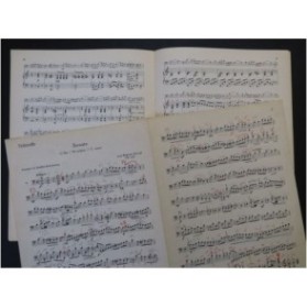 BRÉVAL Jean-Baptiste Sonate C dur Violoncelle Piano