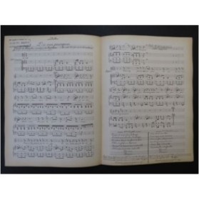 BOIELDIEU Adrien Dis-moi pourquoi Manuscrit Chant Piano 1917