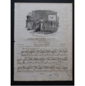 PANSERON Auguste Laissez-moi valser avec eux Chant Piano ca1830