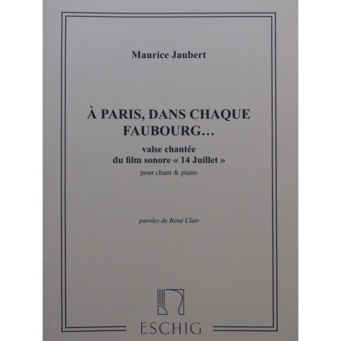 JAUBERT Maurice A Paris