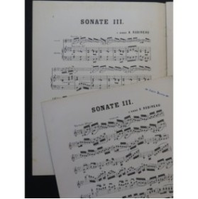 ROBINEAU Abbé A. Sonate No 3 Violon Piano