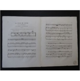 BRUGUIÈRE Edouard La Fille de Savoie Chant Piano ca1840