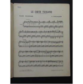 VERCOLIER Jules Le Coeur Tzigane Piano 1911