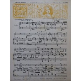 Piano Soleil No 18 Chaminade Chopin Bach Muller Chant Piano 1891