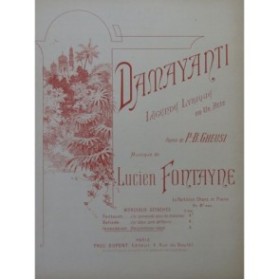 FONTAYNE Lucien Damayanti Invocation Chant Piano