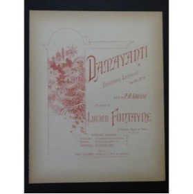 FONTAYNE Lucien Damayanti Invocation Chant Piano