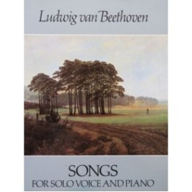 BEETHOVEN Songs for solo voice and piano Chant Piano 1986