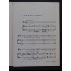 DEBUSSY Claude Trois Chansons de France Chant Piano 1904
