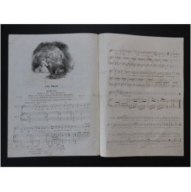 PANSERON Auguste J'ai Prié Chant Piano ca1830