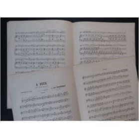 CHAVAGNAT Ed. A deux Violon Piano ca1890