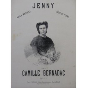 BERNADAC Camille Jenny Piano ca1860