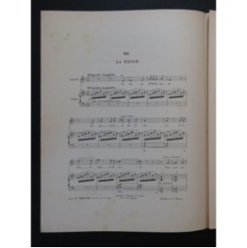 PUGNO Raoul La Neige Chant Piano 1899