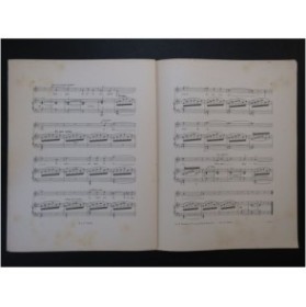 PUGNO Raoul La Neige Chant Piano 1899