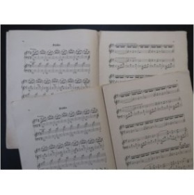 LISZT Franz Rhapsodie Hongroise No 2 2 Pianos 4 mains ca1880