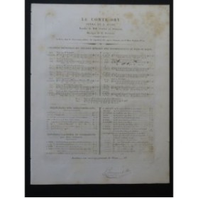 ROSSINI G. Le Comte Ory No 7 Prière Chant Piano ca1830