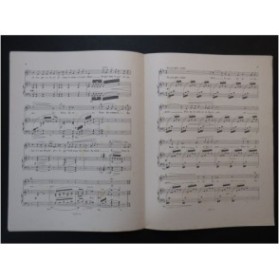 THOMAS Ambroise Fleur de Neige Chant Piano ca1880