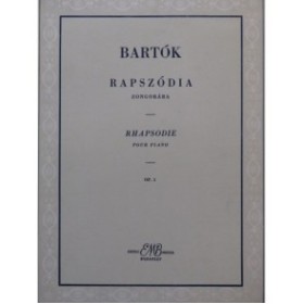 BARTÓK Rapszódia Piano 1955