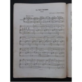PUGET Loïsa La voix tendre Chant Piano 1841