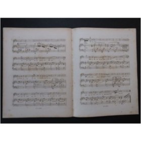 DE FLOTOW F. Silvia Chant Piano ca1840