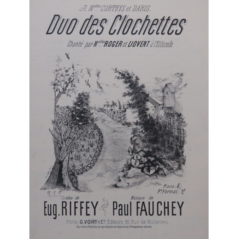 FAUCHEY Paul Duo des Clochettes Chant Piano