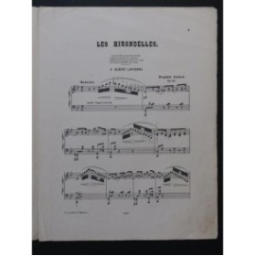 GODARD Benjamin Les Hirondelles Piano