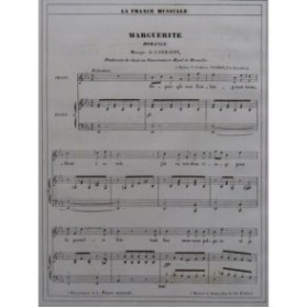 GÉRALDY J. Marguerite Chant Piano XIXe siècle