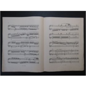 LISZT Franz Choeur des Fileuses Vaisseau Fantôme Wagner Piano ca1890