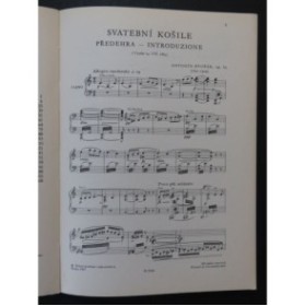 DVORAK Antonin Svatebni Kosile Opéra Chant Piano 1967