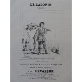 MARQUERIE A. Le Galopin Chant Piano ca1840
