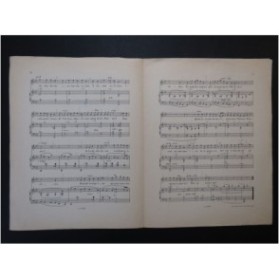 FRANK César Les Cloches du soir Chant Piano 1892