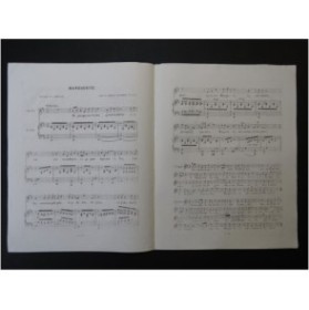 GÉRALDY J. Marguerite Chant Piano ca1840