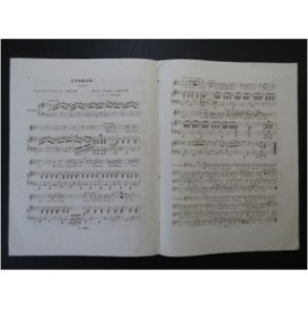 DE MODAVE Adolphe L'Exilée Chant Piano ca1840