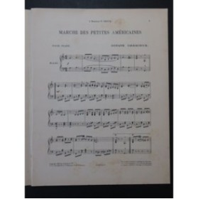 CRÉMIEUX Octave Marche des petites américaines Piano 1903