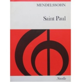 MENDELSSOHN Saint Paul Oratorio Chant Piano