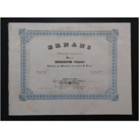 VERDI Giuseppe Ernani Opéra Piano solo 1844