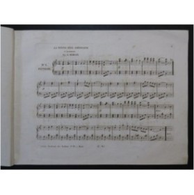 REDLER G. La petite fete Americaine Piano ca1840