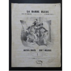 DELISLE Eugène La Barbe Bleue Chant Piano ca1840