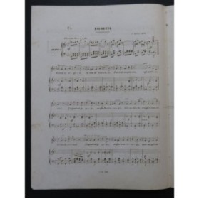 MASINI F. Laurette Chant Piano ca1840