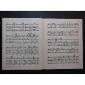 DECKER Walter Cloches dans le Soir Piano 1914
