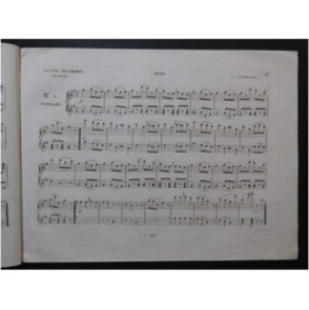 BURGMÜLLER Frédéric La Fête aux Champs Piano 4 mains ca1840