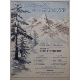 LETEURTRE René Les Vieux Clochers Roux Parassac Dédicace Chant Piano