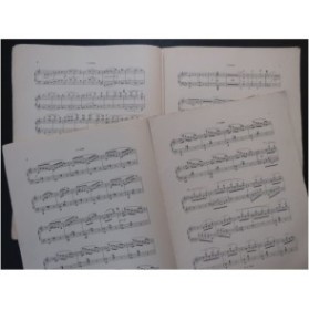 SAINT-SAËNS Camille Caprice Valse 2 Pianos 4 mains ca1895