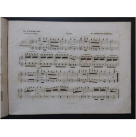 BOHLMAN SAUZEAU Henri Le Foudroyant Quadrille Piano 4 mains ca1848
